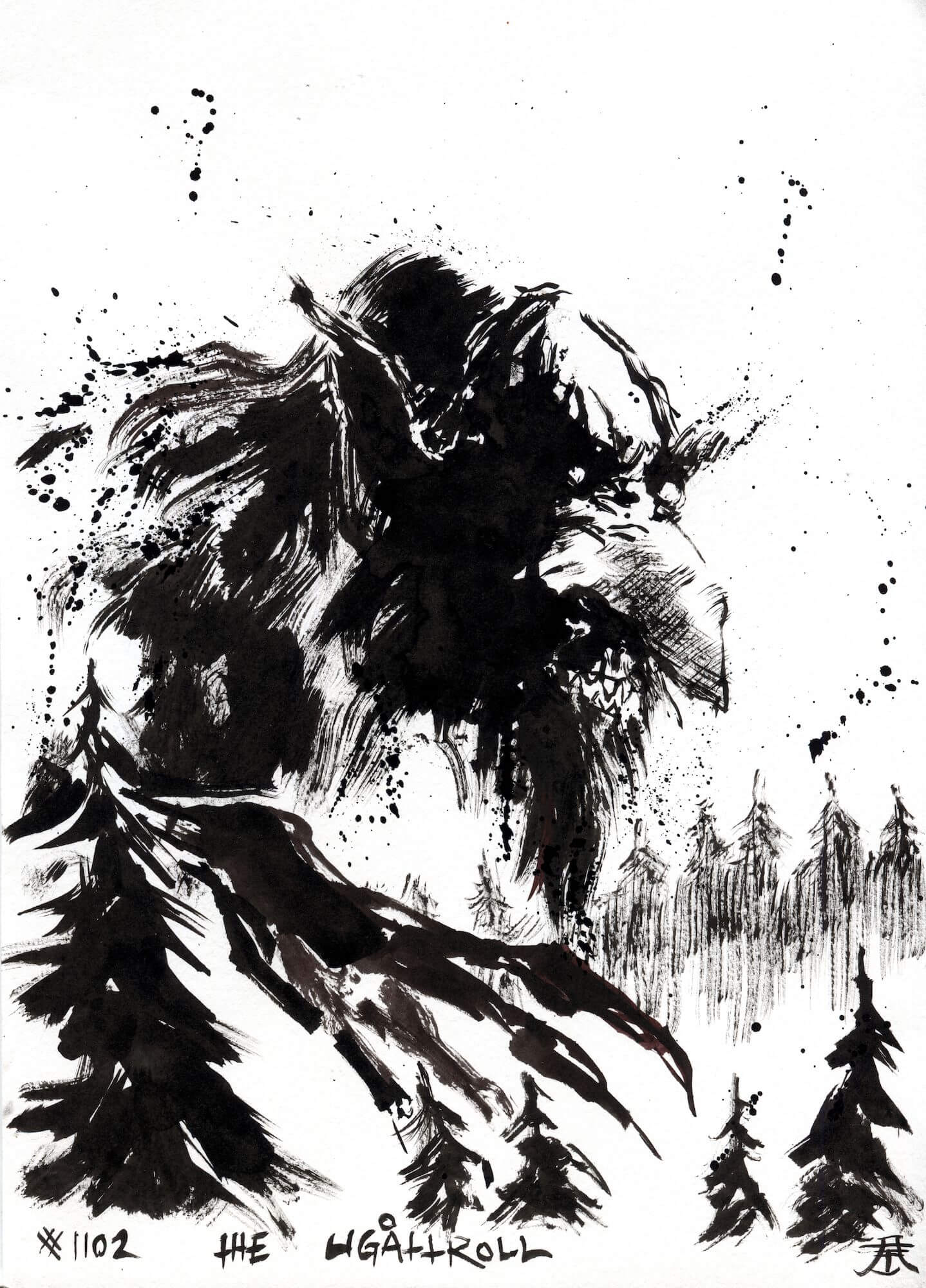 ink monsters Original: #1102