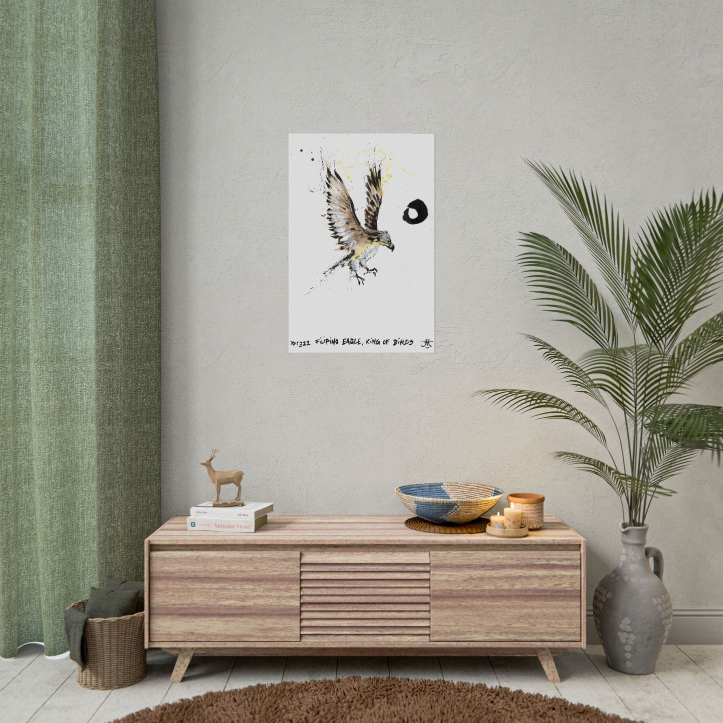 Print: Filipino Eagle, King of Birds