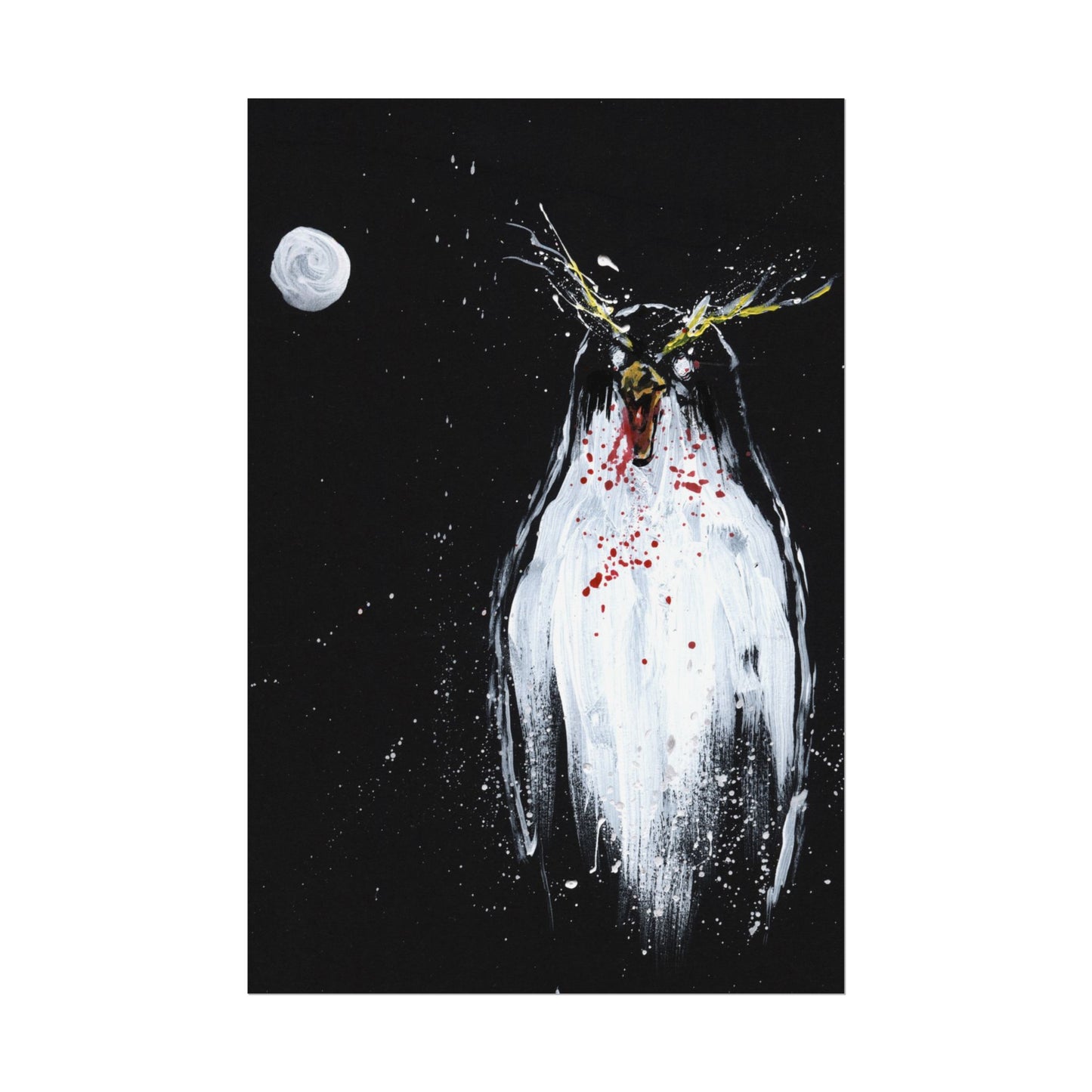 Print: Under a Penguinal Moon