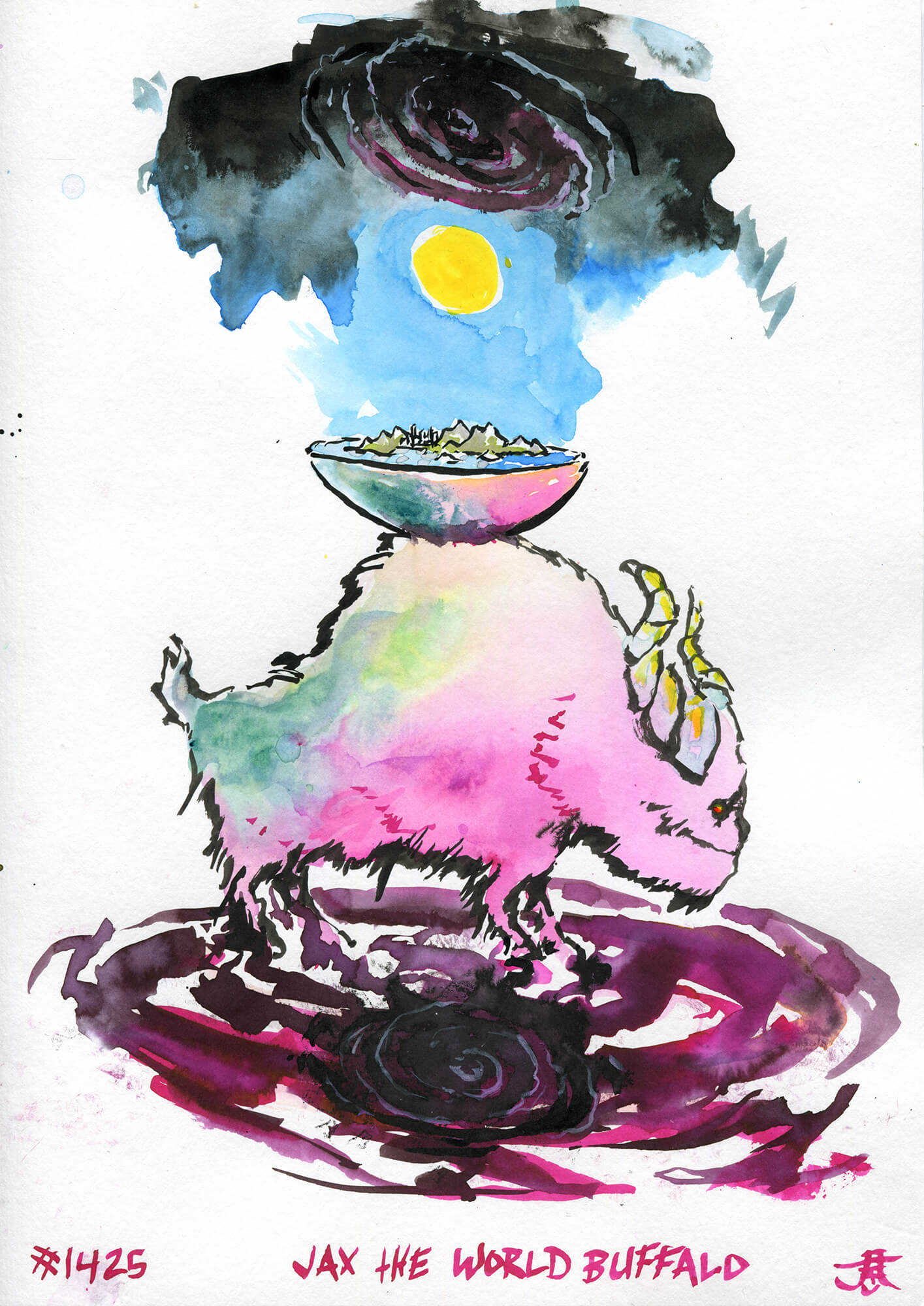 #1425 - Jax The World Buffalo-Kim Diaz Holm