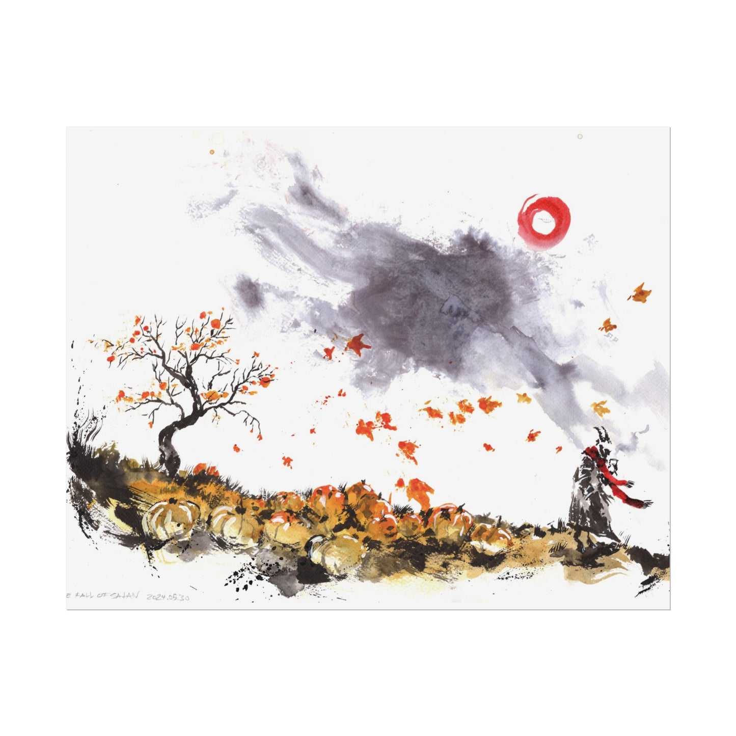 Print: Fall of Lucifer-Kim Diaz Holm