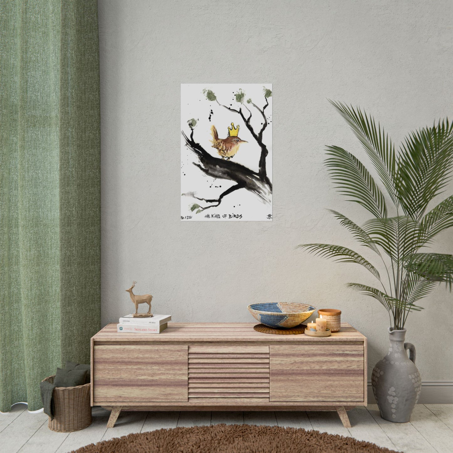 Print: The King of Birds