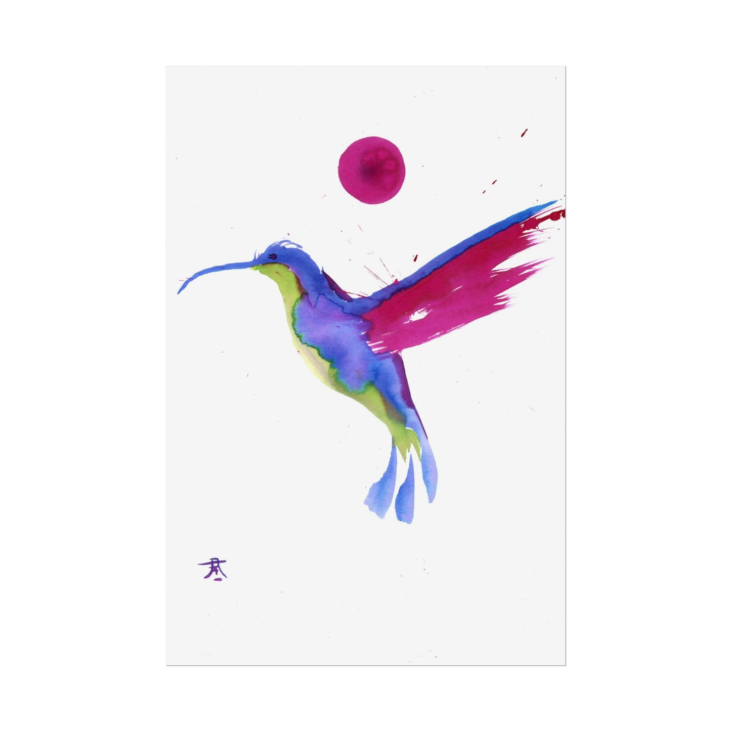 Print: Hummingbird