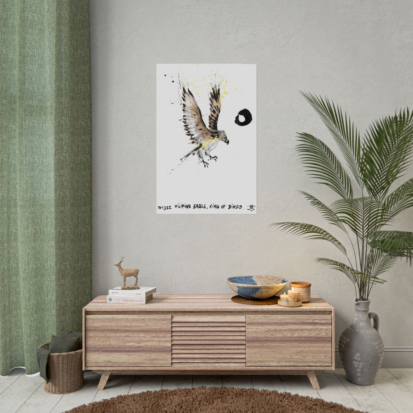 Print: Filipino Eagle, King of Birds