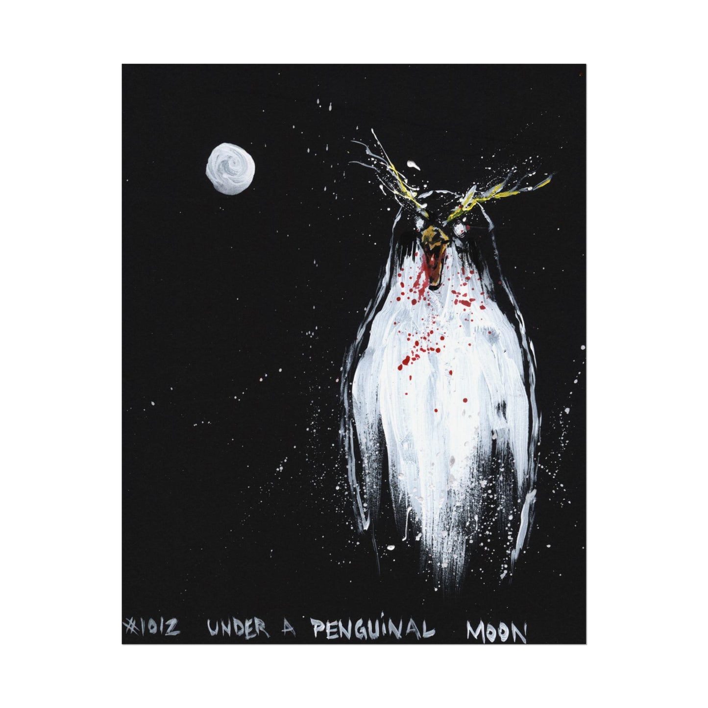 Print: Under a Penguinal Moon