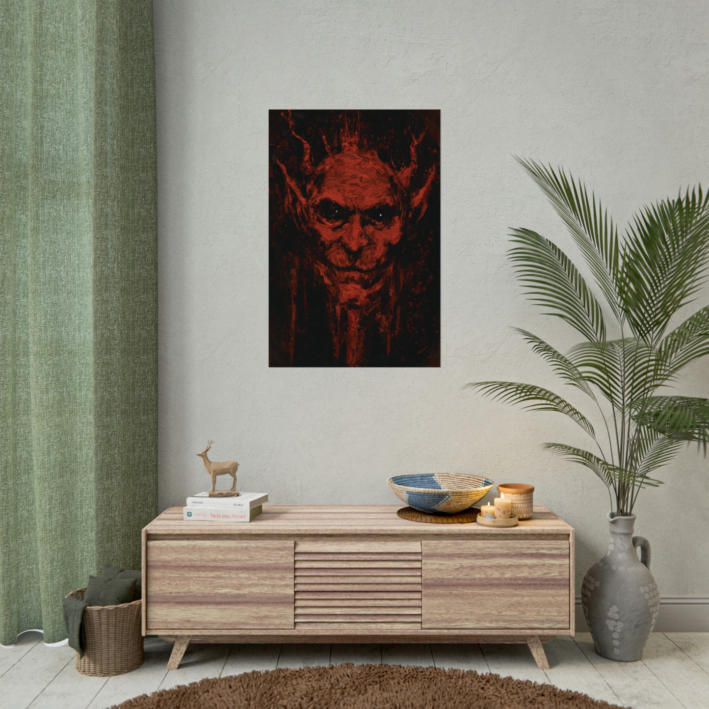 Print: Satan Lives-Kim Diaz Holm