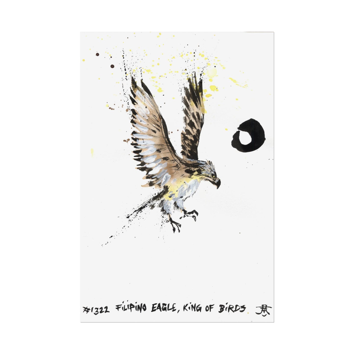 Print: Filipino Eagle, King of Birds