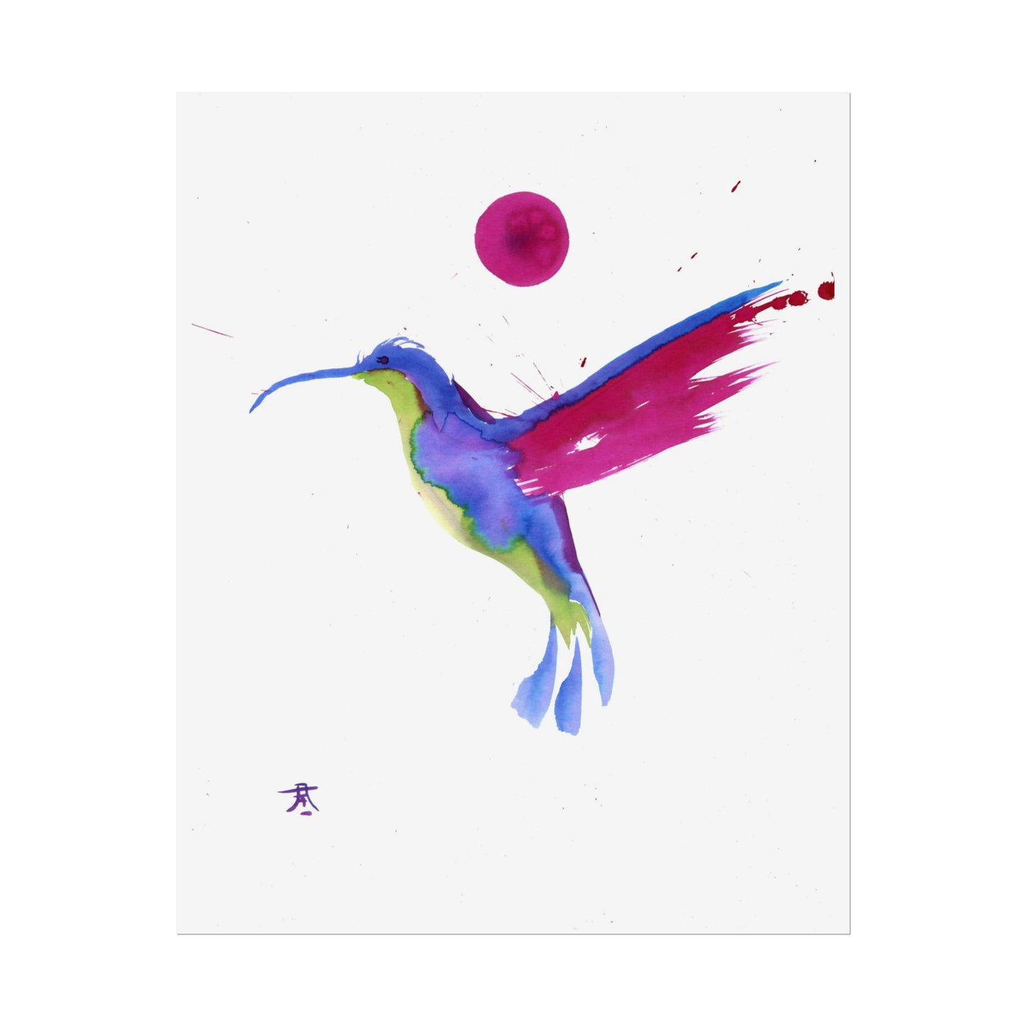 Print: Hummingbird