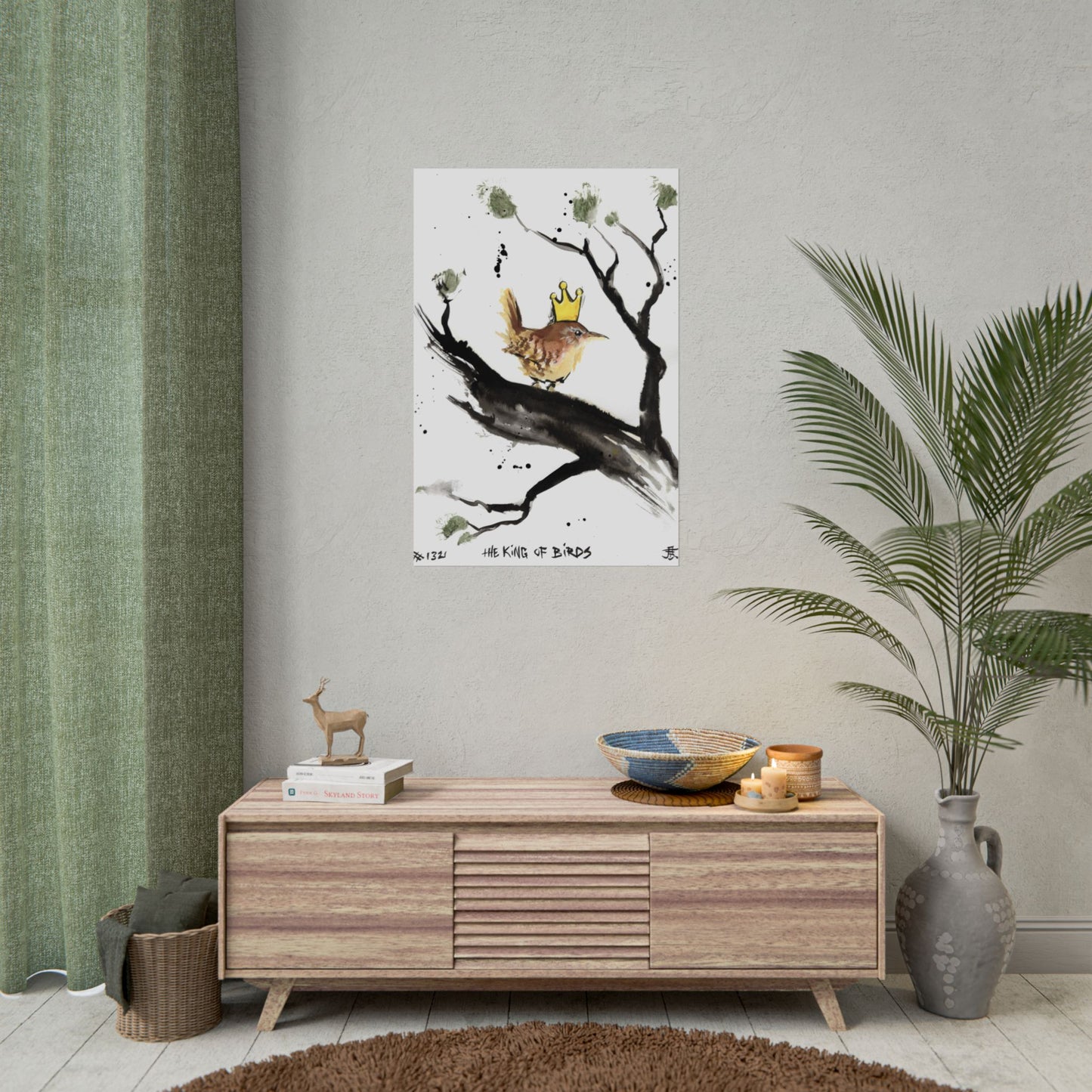 Print: The King of Birds