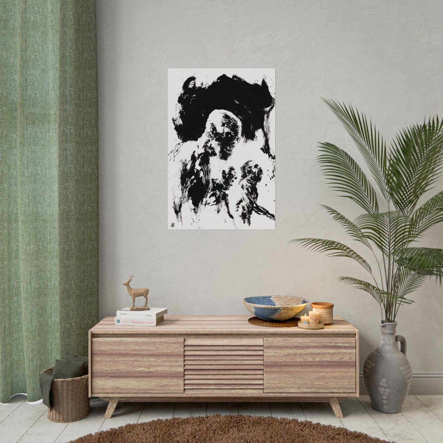 Print: Three Zombies-Kim Diaz Holm