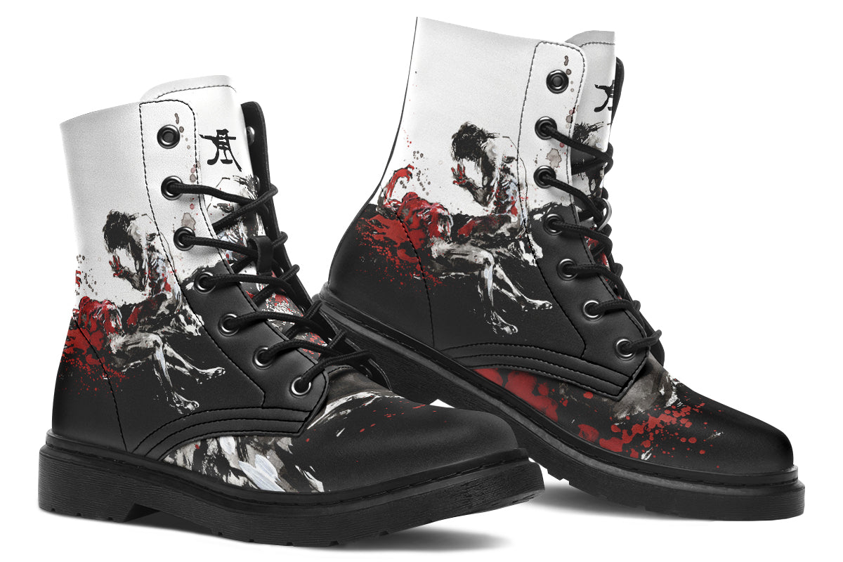 Boots: Achilles And Patroclus-Kim Diaz Holm