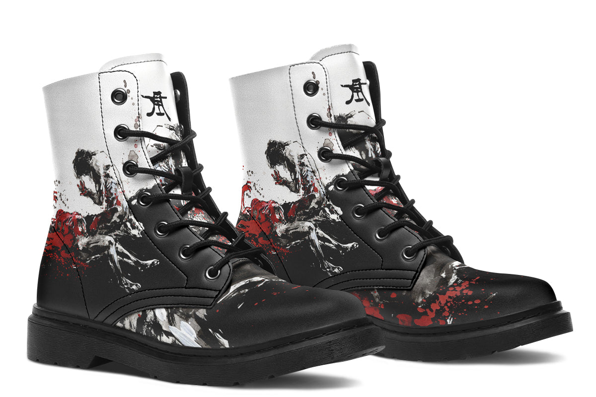 Boots: Achilles And Patroclus-Kim Diaz Holm
