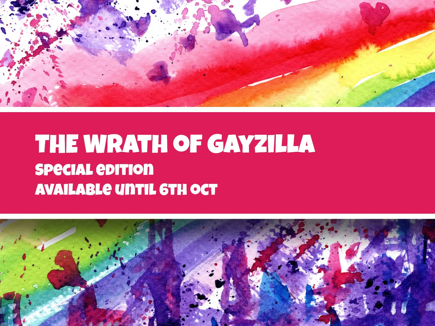 Signed Print: The Wrath of Gayzilla-Kim Diaz Holm