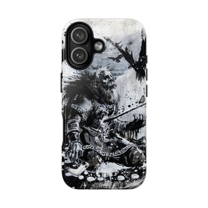 iPhone Case: Viking Dying