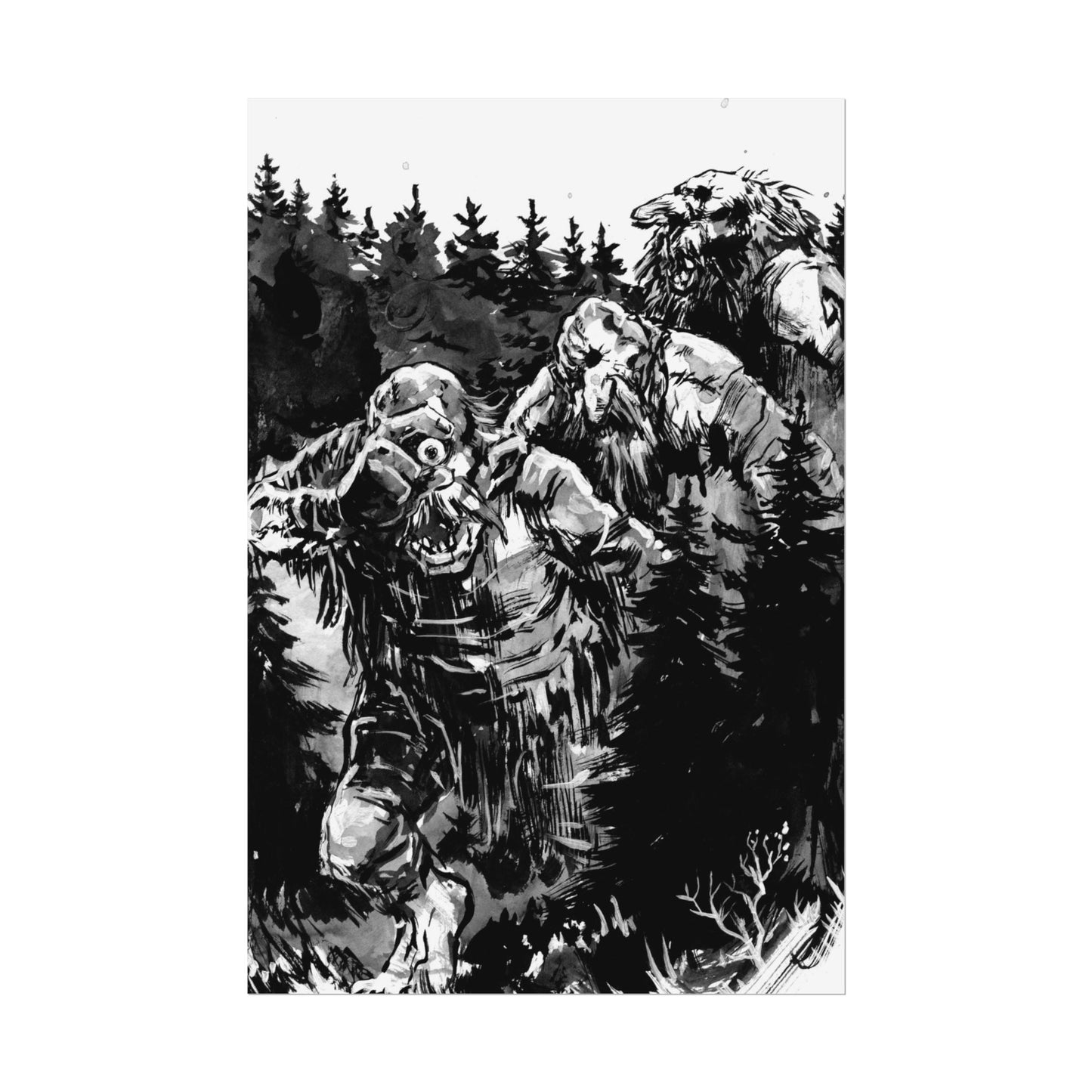 Print: The Trolls of Heidalskogen