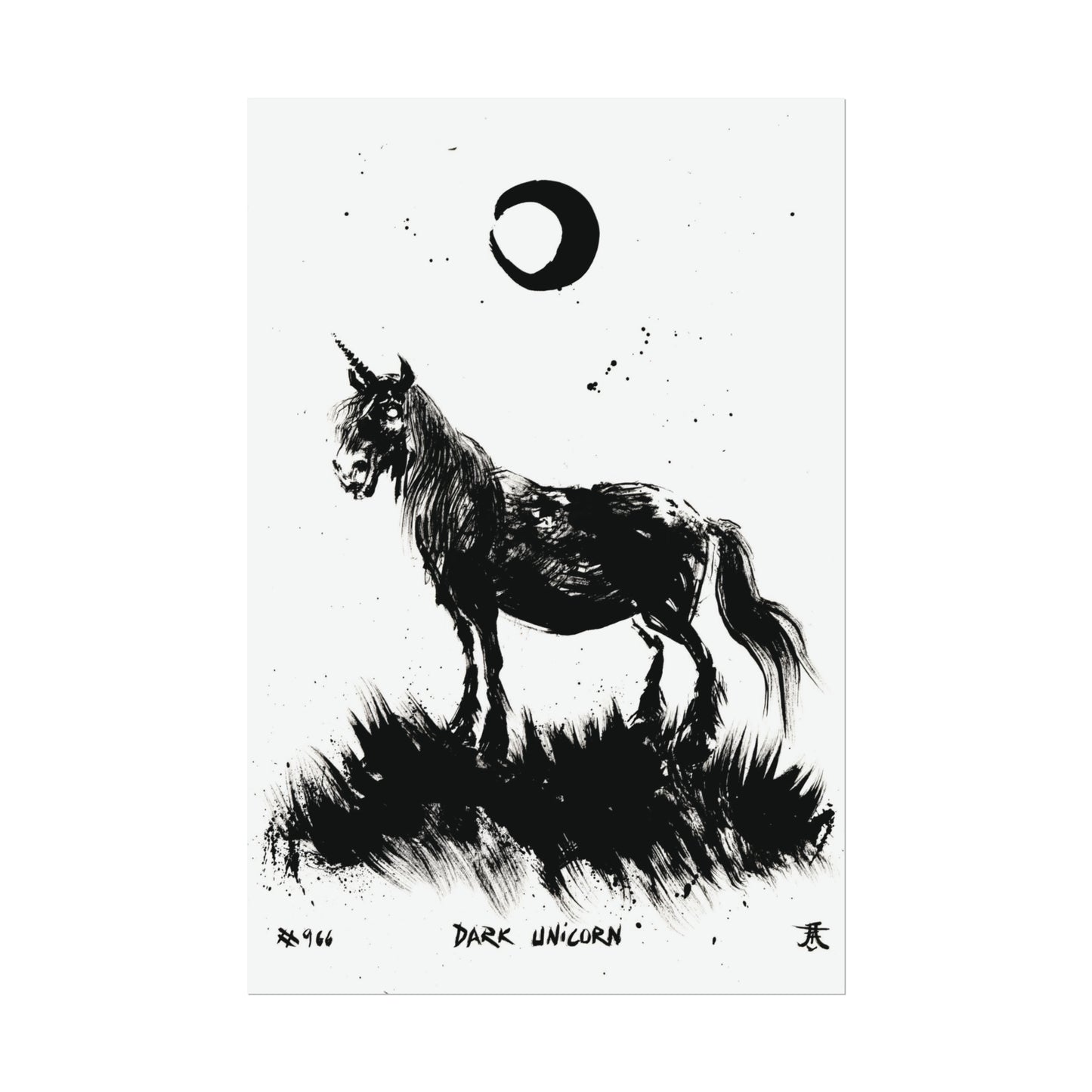Print: Dark Unicorn-Kim Diaz Holm