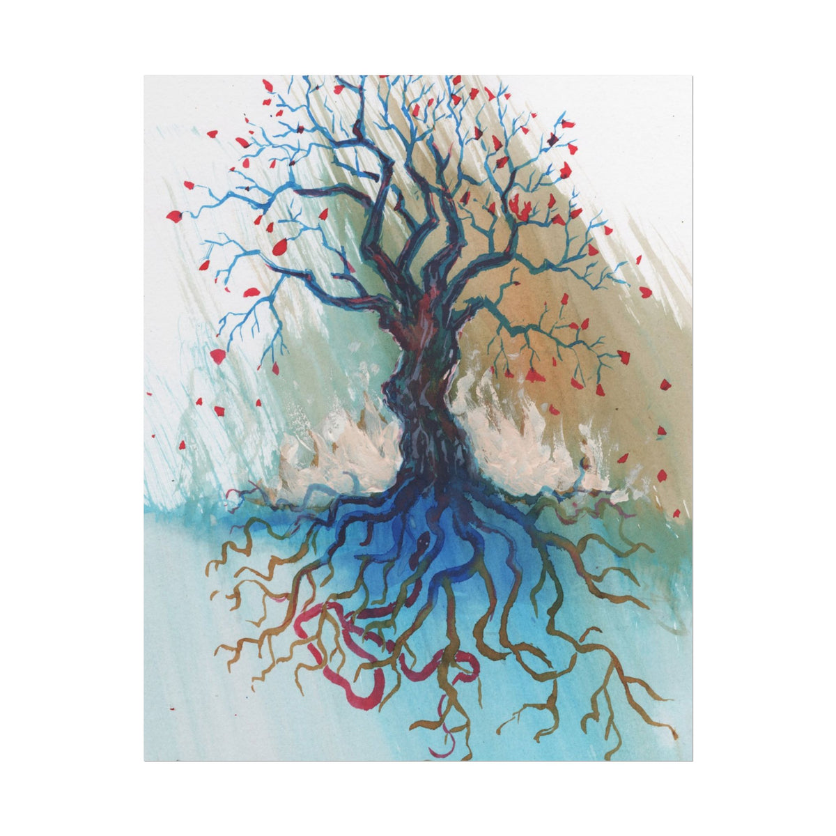 Print: Burning Yggdrasil