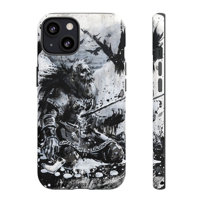 iPhone Case: Viking Dying