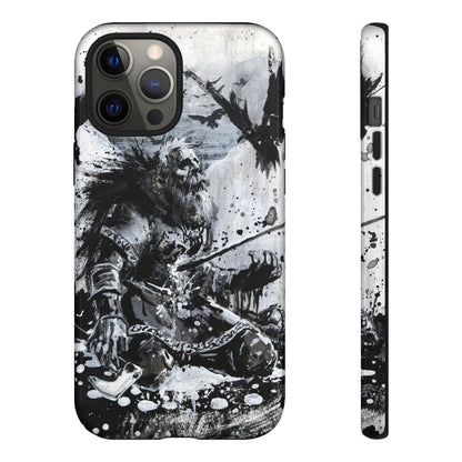 iPhone Case: Viking Dying