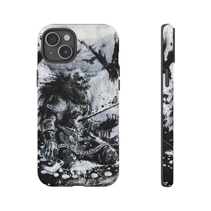 iPhone Case: Viking Dying