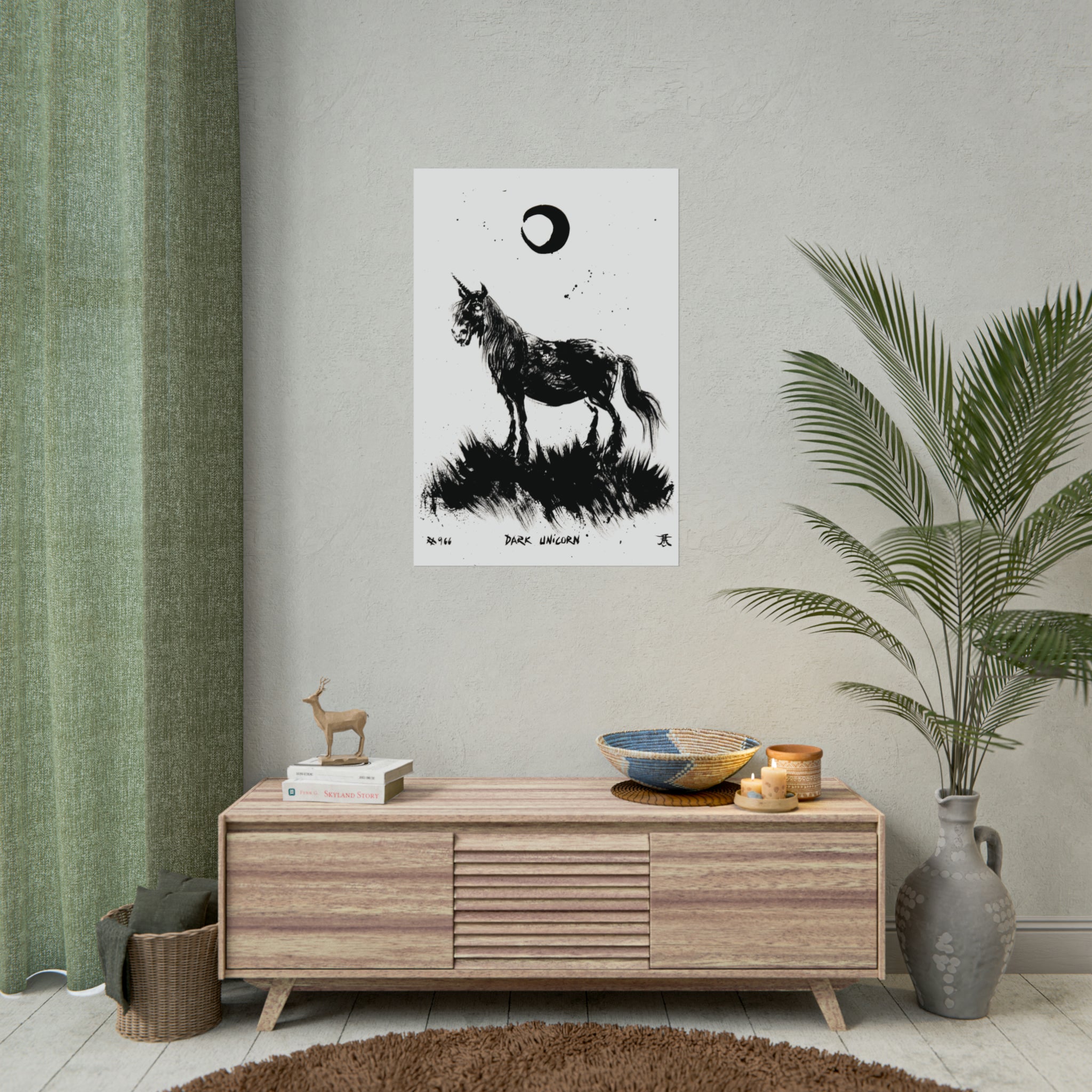 Print: Dark Unicorn-Kim Diaz Holm