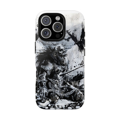 iPhone Case: Viking Dying