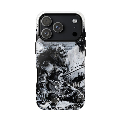 iPhone Case: Viking Dying
