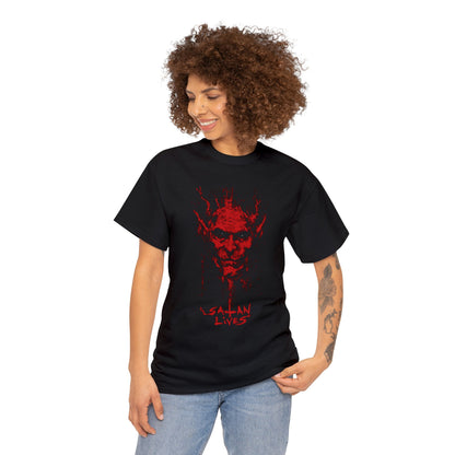 T-shirt: Satan Lives-Kim Diaz Holm