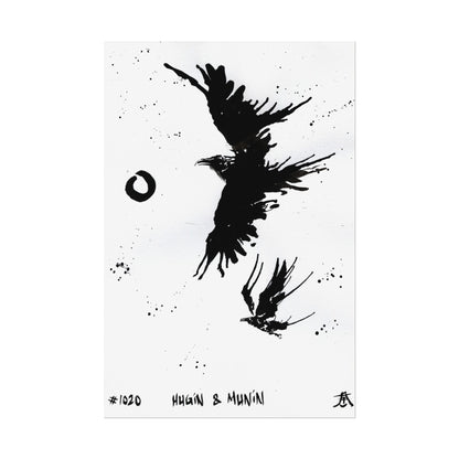 Print: Hugin & Munin