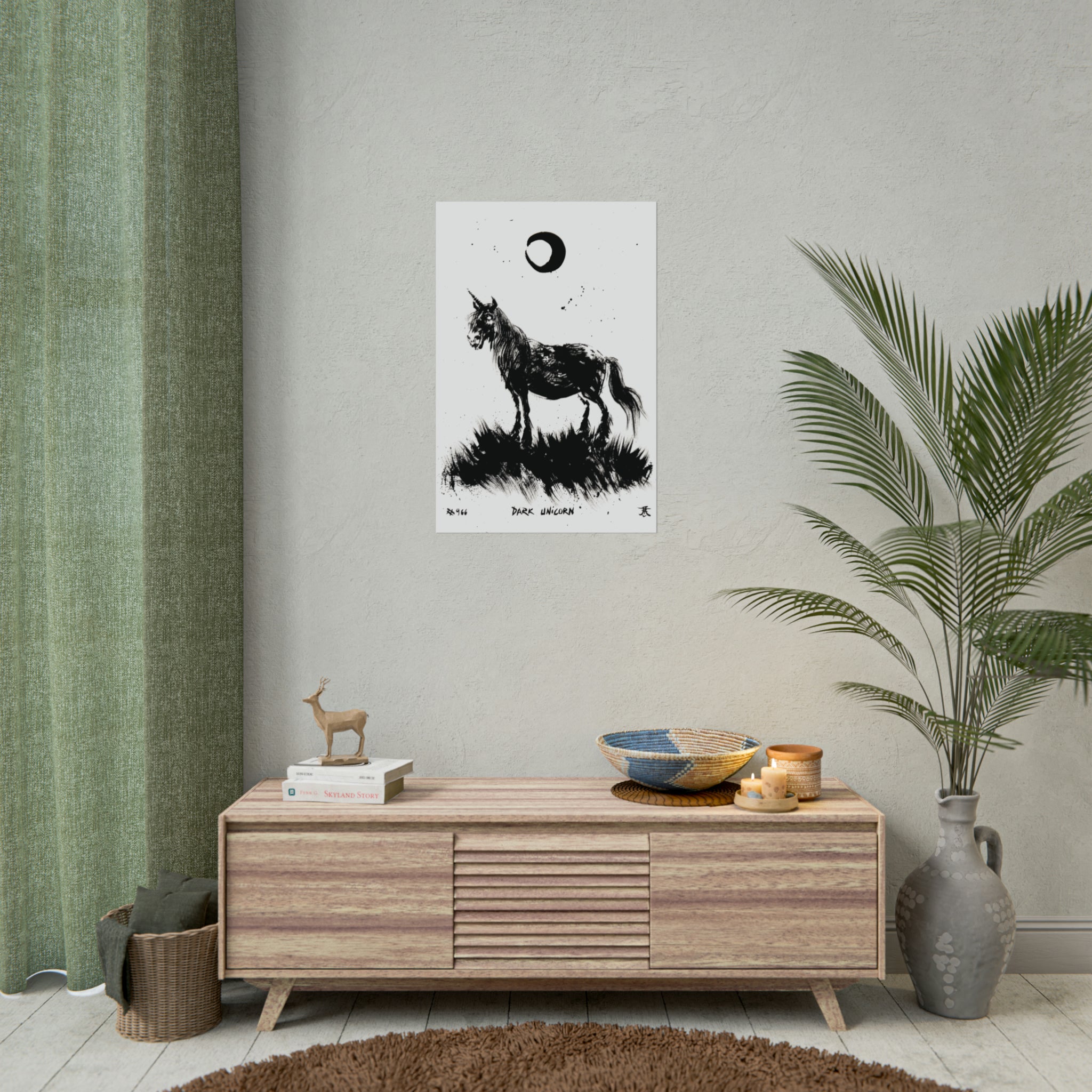 Print: Dark Unicorn-Kim Diaz Holm