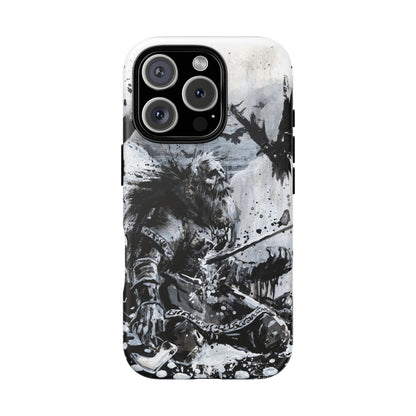 iPhone Case: Viking Dying