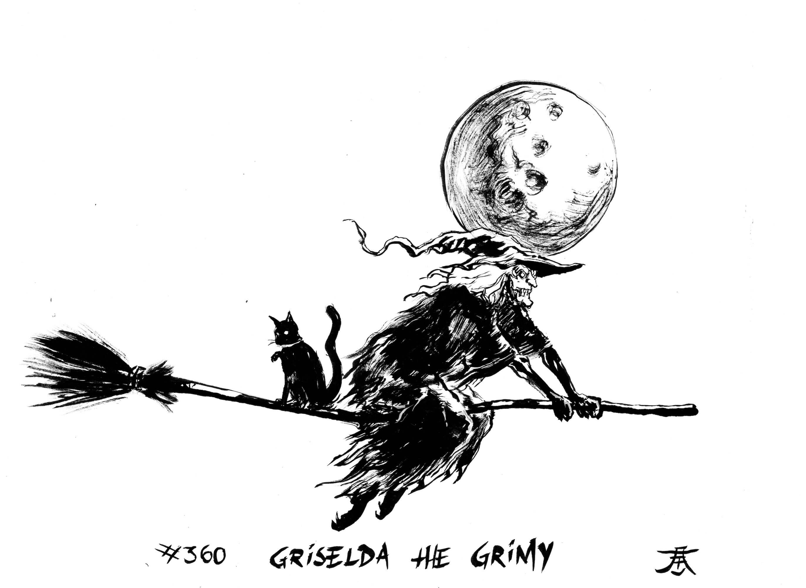 Kim Diaz Holm Original artwork 360 Griselda The Grimy