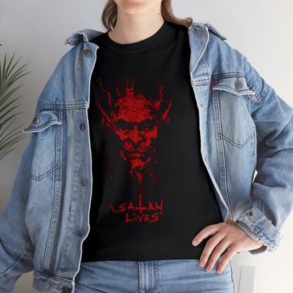 T-shirt: Satan Lives-Kim Diaz Holm
