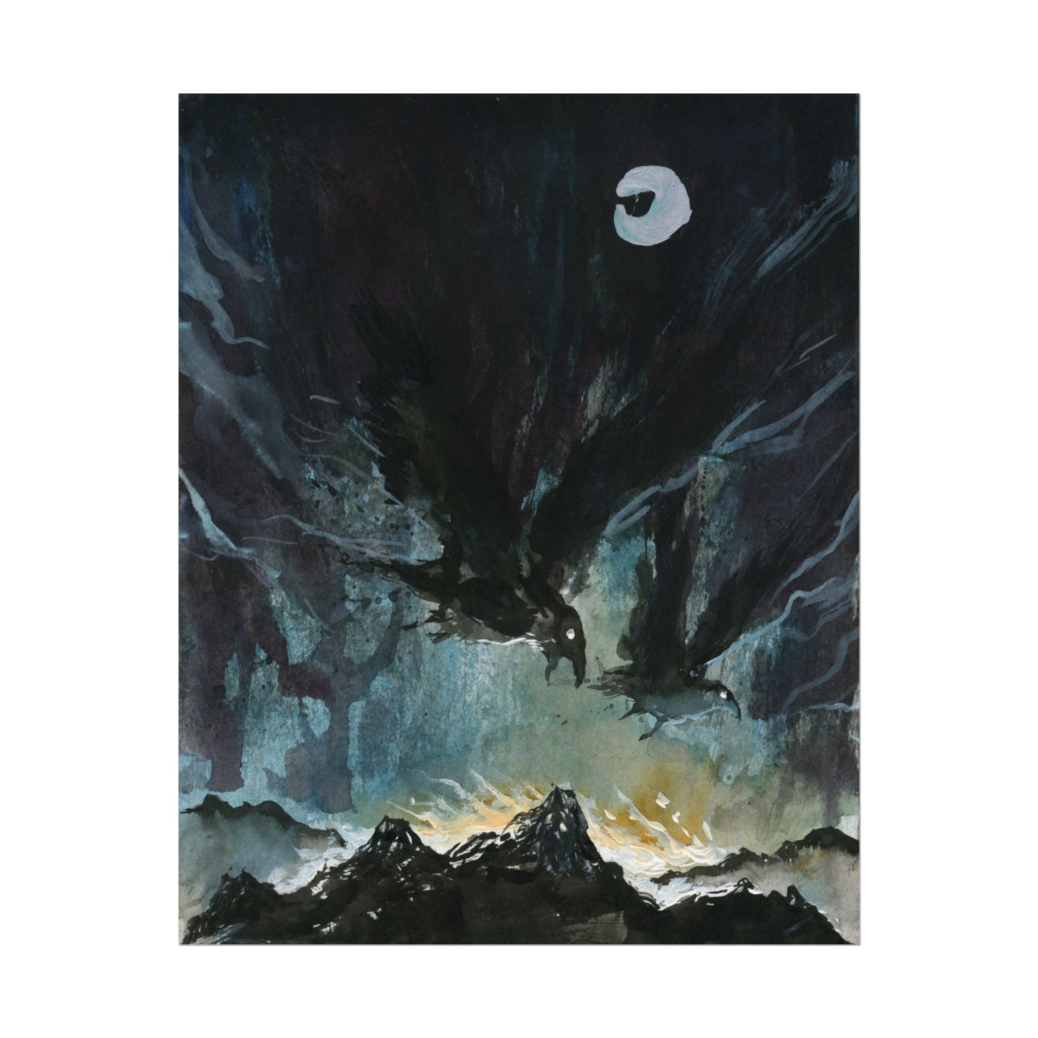Kim Diaz Holm - Print - Hugin & Munin