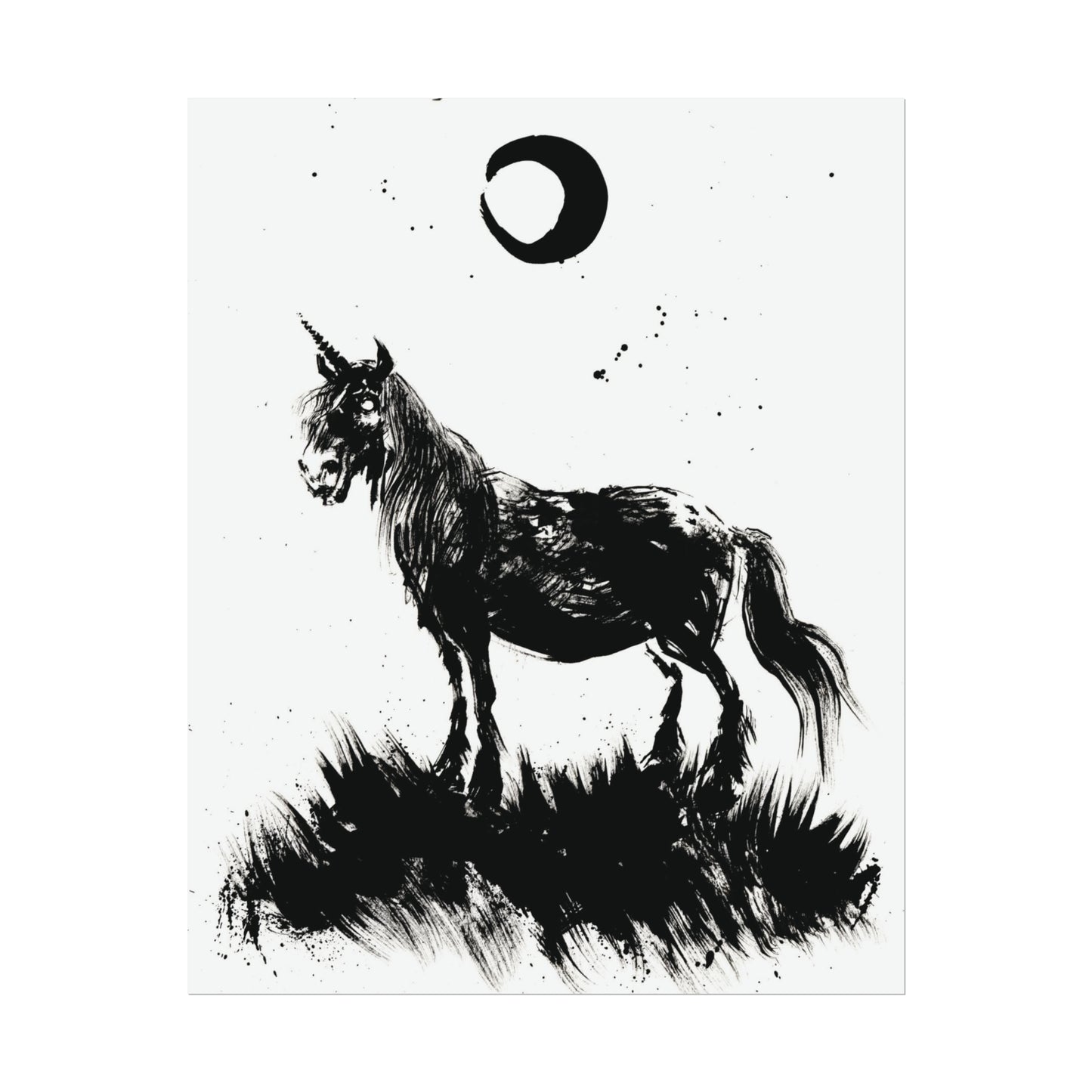 Print: Dark Unicorn