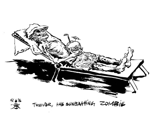 #63 - Trevor, The Sunbathing Zombie-Kim Diaz Holm