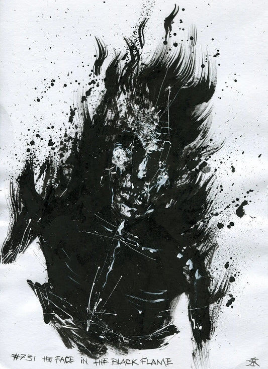 Original: #731 - The Face in the Black Flame