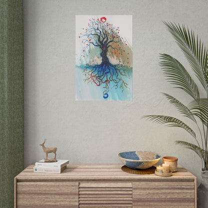 Print: Burning Yggdrasil