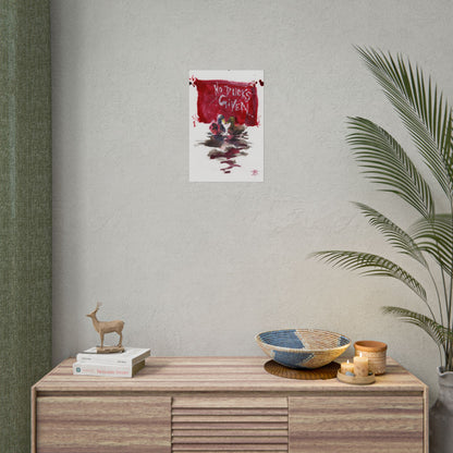 Print: No Ducks Given