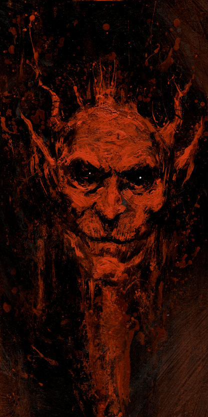 Signed Print: Satan Lives-Kim Diaz Holm