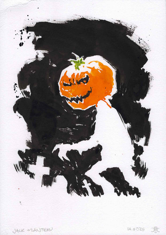 Original: Inkblot Alchemy - Jack O' Lantern