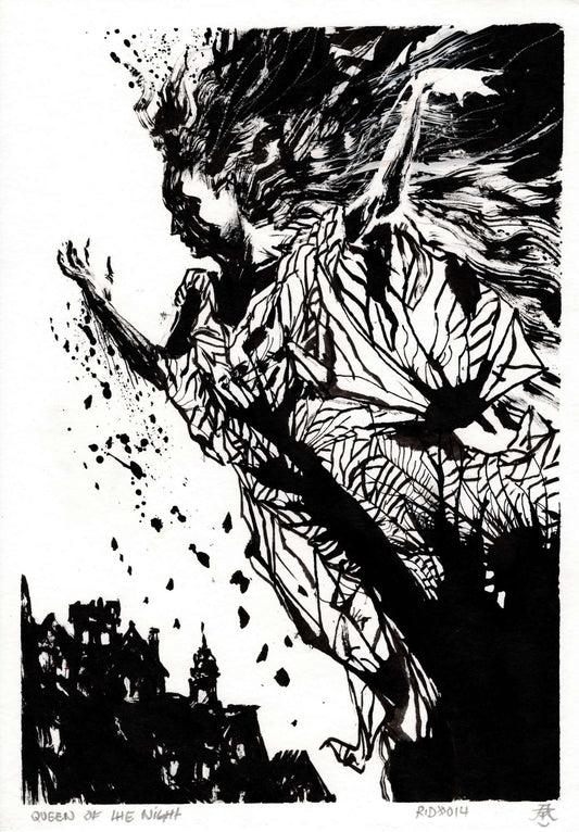 Original: Inkblot Alchemy - Queen of the Night