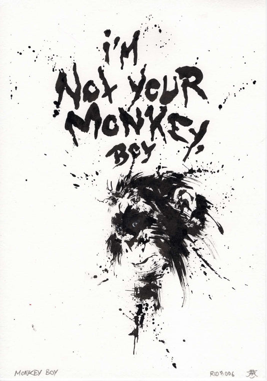 Original: Inkblot Alchemy - Monkey Boy